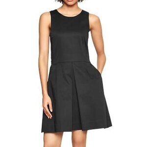 Gap Cotton Sateen Sleeveless Fit & Flare Dress with pockets!